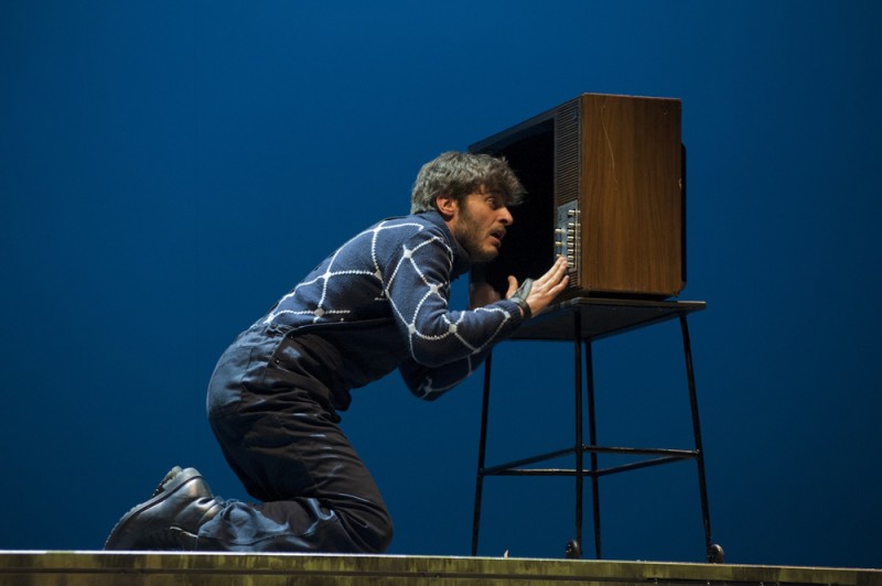 Lino Guanciale in &quot;La classe operaia va in paradiso&quot;, regia Claudio Longhi. Foto Giuseppe Distefano