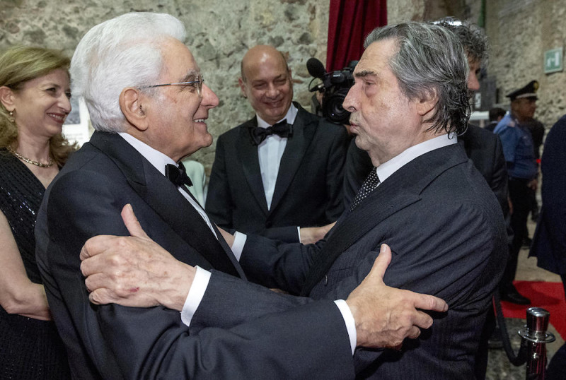 Sergio Mattarella e Riccardo Muti