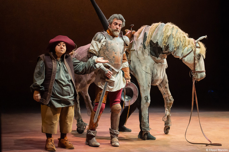 &quot;Don Chisciotte&quot;, regia Roberto Aldorasi, Alessio Boni, Marcello Prayer. Foto Filippo Manzini