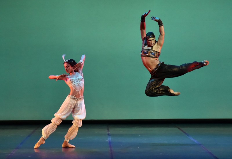 Ivan Vasiliev e Maria Vinogradova in &quot;Shéhérazade&quot;, creazione di Fokine