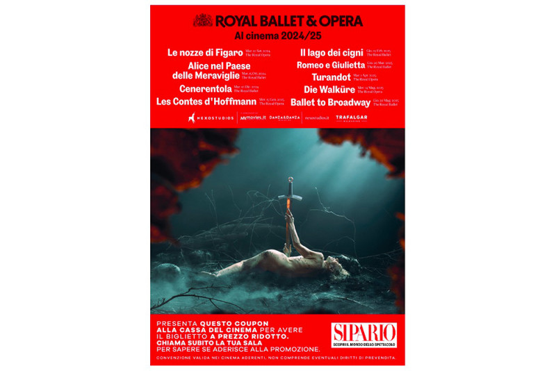 IL ROYAL BALLET AND OPERA ANNUNCIA IL PROGRAMMA DELLA STAGIONE CINEMATOGRAFICA 2024/25 